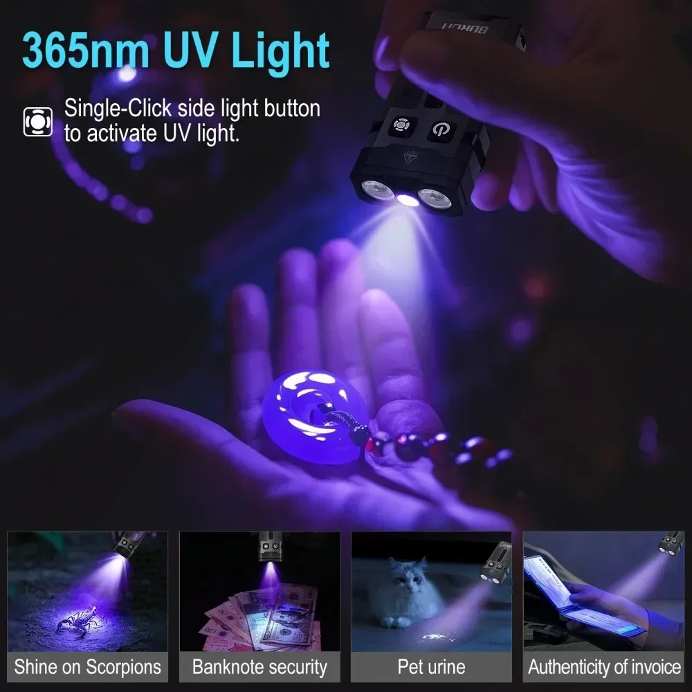 BORUiT EV20 1100LM EDC UV Keyc - Fishing Kit Compact ulasan dan harga
