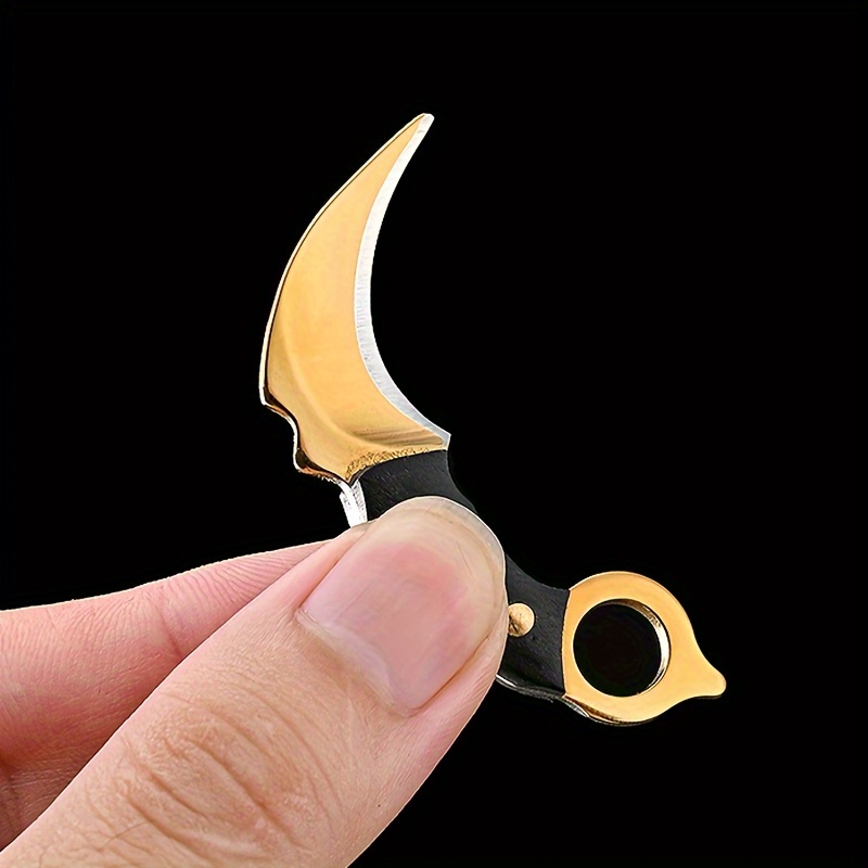Mini Knife Keychain Pocket Kni - Bushcraft Knife Fixed ulasan dan harga